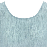 Sleeveless Knitted Top - Blue