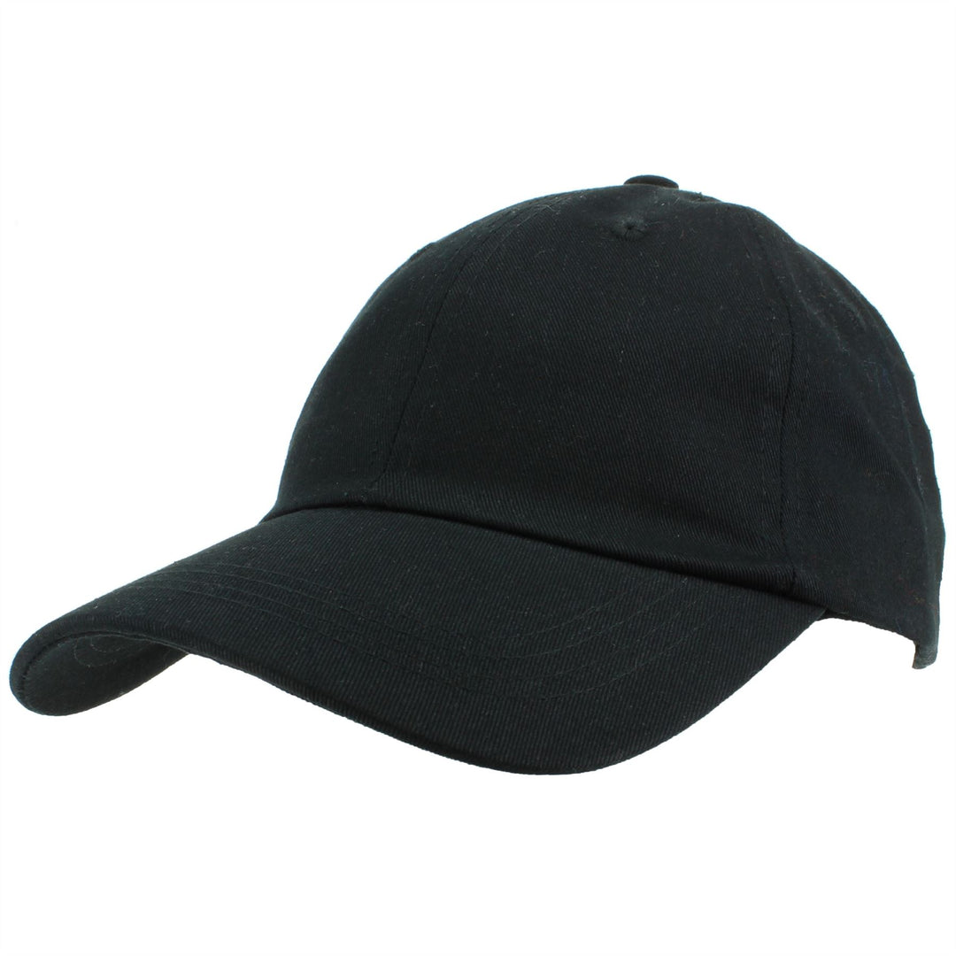 Plain Baseball Cap - Black