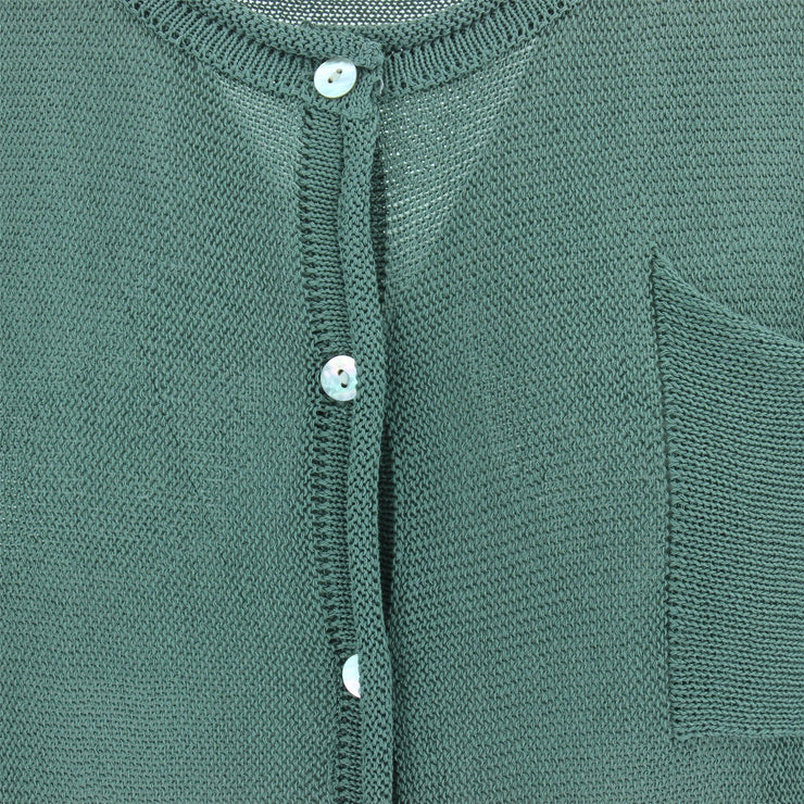 Knitted Cardigan - Sage Green