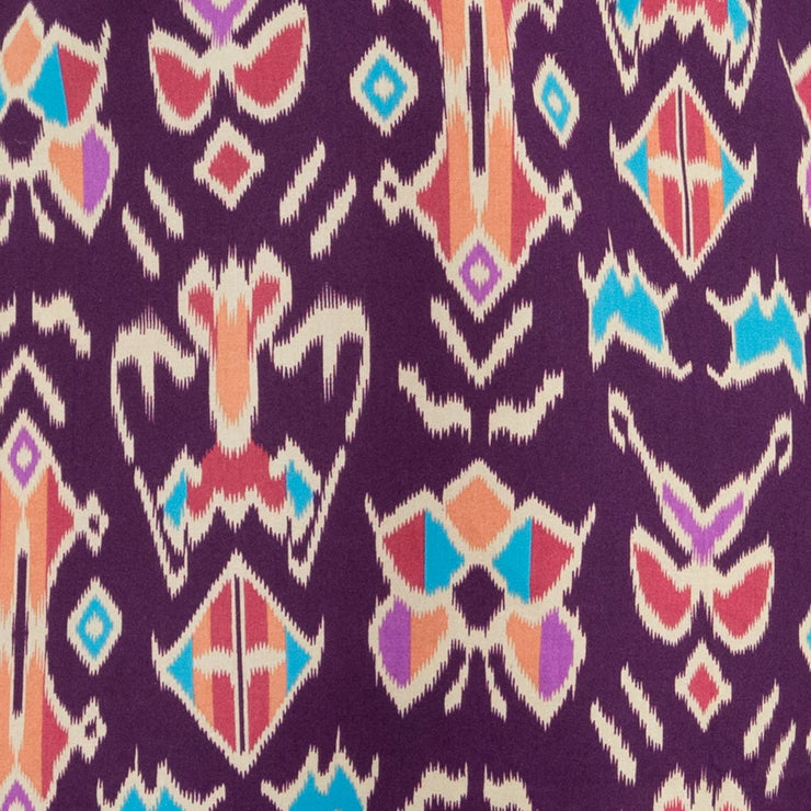 Crossover Dress - Purple Tribal