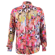 Tailored Fit Long Sleeve Shirt - Bright Floral Paisley