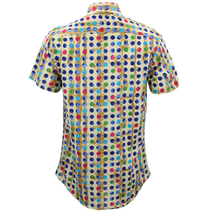 Slim Fit Short Sleeve Shirt - Multi Dotty