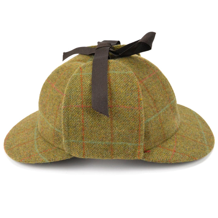 DuPont Teflon coated tweed deerstalker hat - Dark green