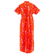 Mandarin Maxi Dress - Vibrant Orange