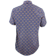 Tailored Fit Short Sleeve Shirt - Pixelated Tiles