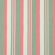 Striped Cotton Blanket With Tassel Edging - Blush Grey