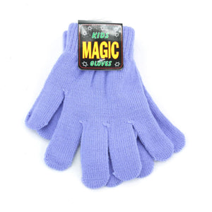 Magiske handsker strækbare handsker til børn - lilla