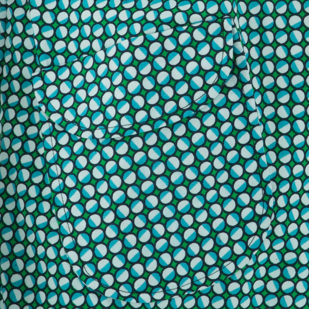 Sixties Shift Dress - Green Eclipse