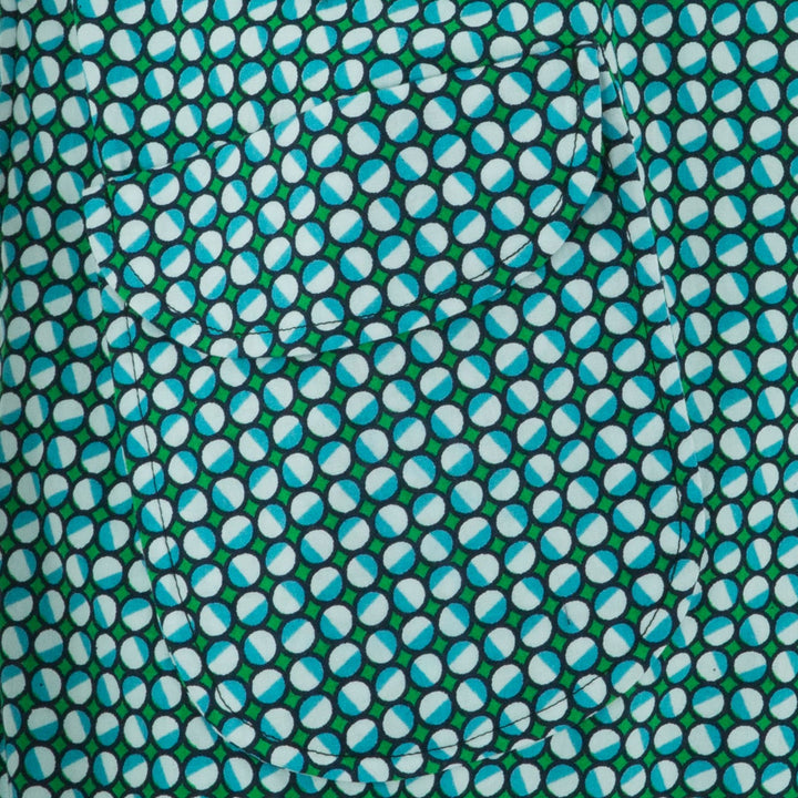 Sixties Shift Dress - Green Eclipse