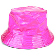 Holographic Bucket Hat - Shiny Fuchsia