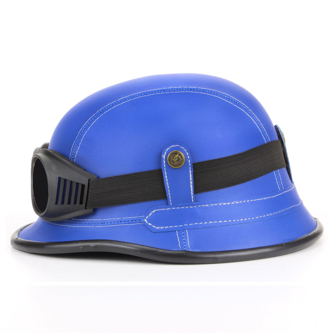 Combat Novelty Festival Helmet with Goggles - Blue
