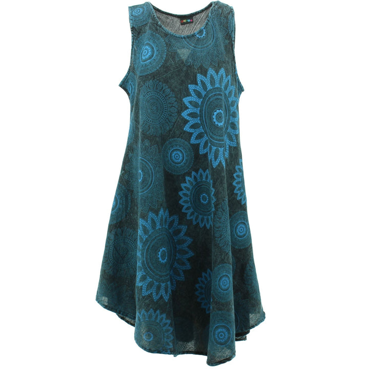 Summer Umbrella Dress - Blue