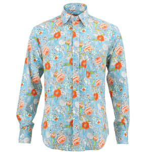 Regular fit langærmet skjorte - jacobean floral