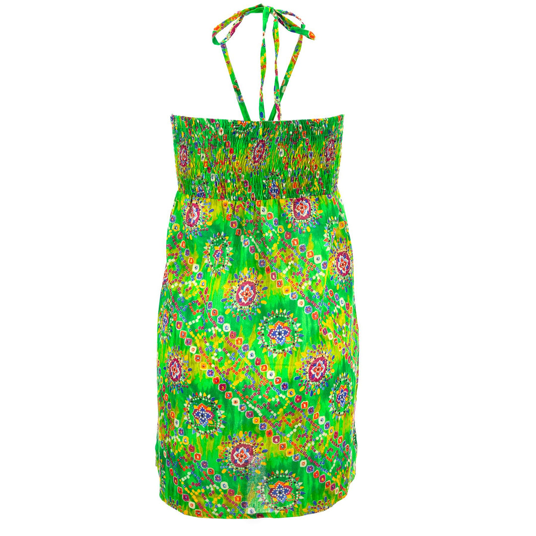 Halterneck Wrinkle Top - Wild Summer