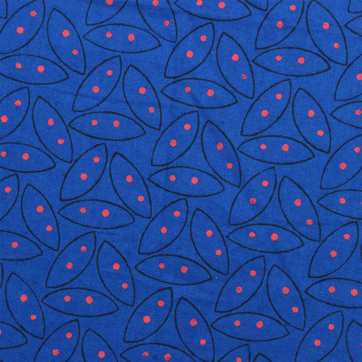 Regular Fit Long Sleeve Shirt - Blue Abstract Seedpods