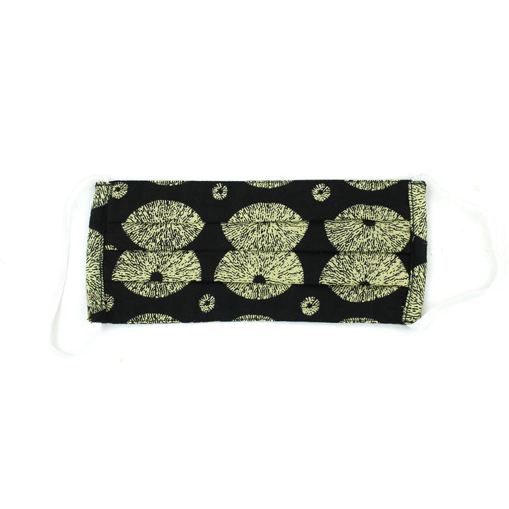 100% Cotton Handmade Pleated Face-Mask