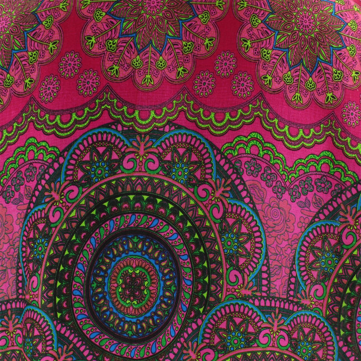 Boho Circle Mandala Shirt - Pink
