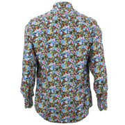 Tailored Fit Long Sleeve Shirt - Multi-coloured Floral