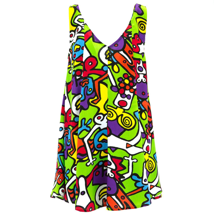 Floaty Dolly Dress - Tiffy Green