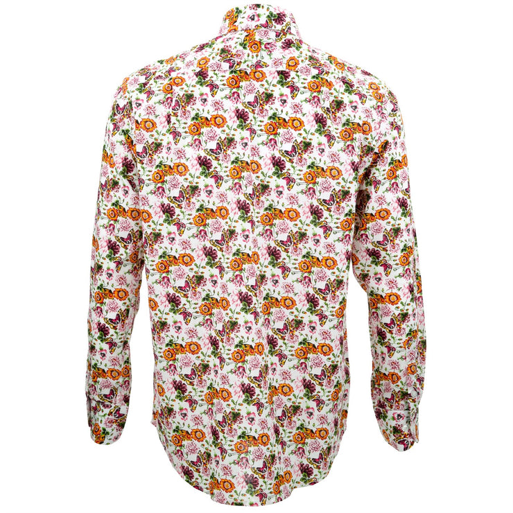 Regular Fit Long Sleeve Shirt - Butterfly Meadow