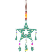 Hanging Star Mobile Decoration - Green