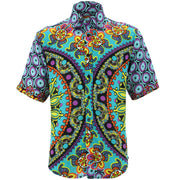 Regular Fit Short Sleeve Shirt - Carnival Mandala