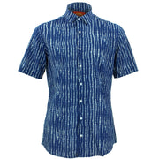 Tailored Fit Short Sleeve Shirt - Spine Lines