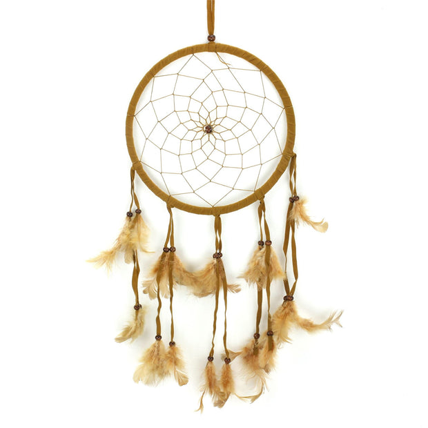 Dreamcatcher - Spiral 22cm Coffee