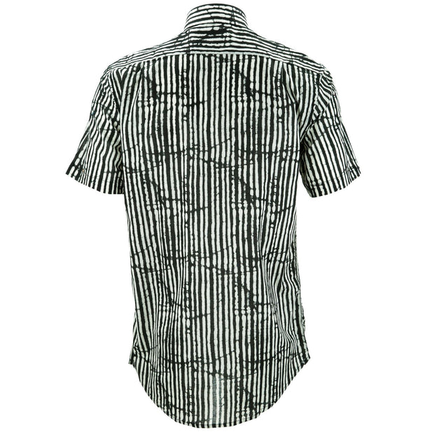 Regular Fit Short Sleeve Shirt - Lines