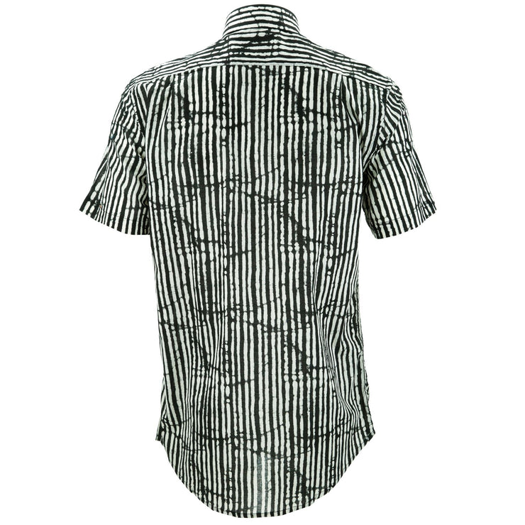 Regular Fit Short Sleeve Shirt - Lines
