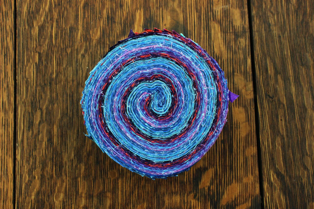 Jelly Roll - 40 Strips of 2.5" x 37" Cotton Batik