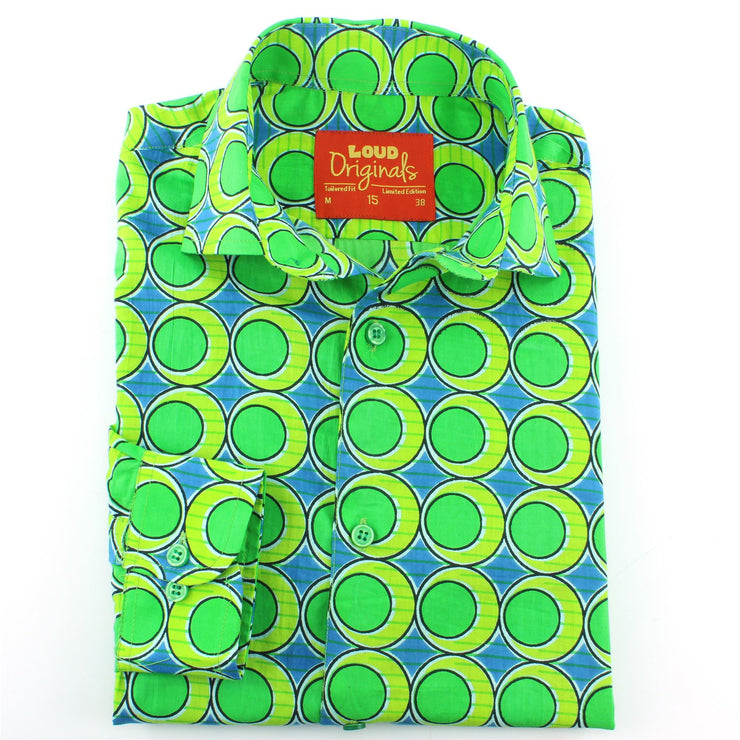 Tailored Fit Long Sleeve Shirt - Green Eggs