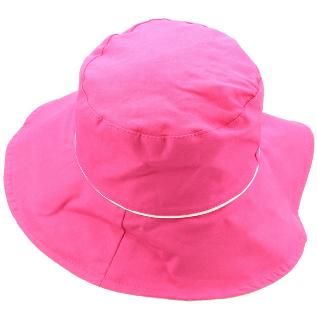 Reversible floral bucket sun hat - Pink