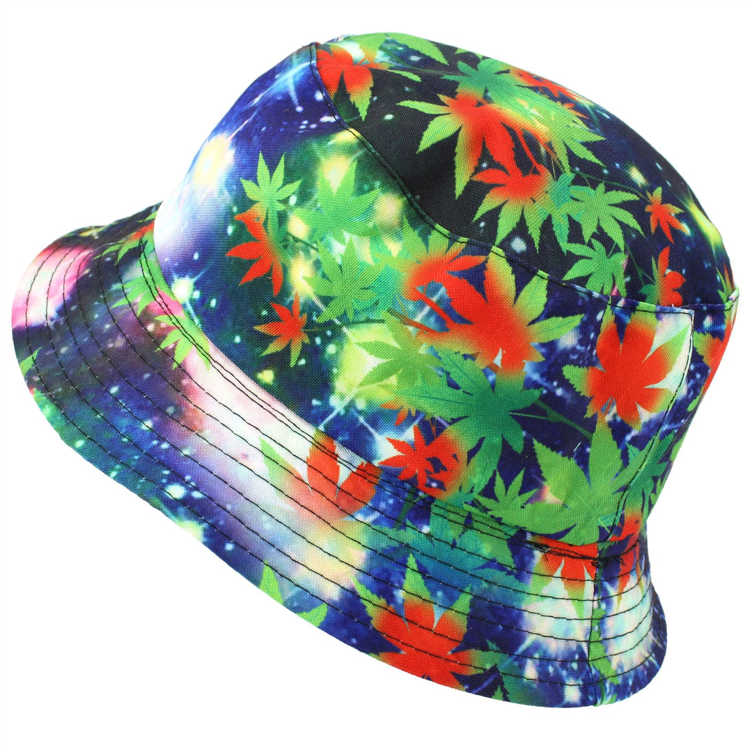 Canvas Bucket Hat - Galaxy Ganja