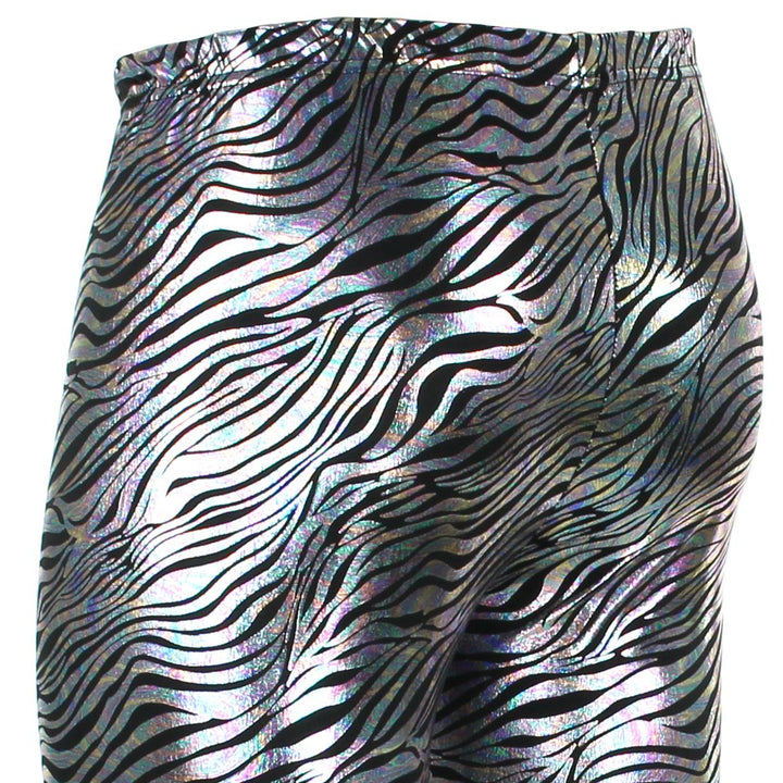 Shiny Meggings - Zebra