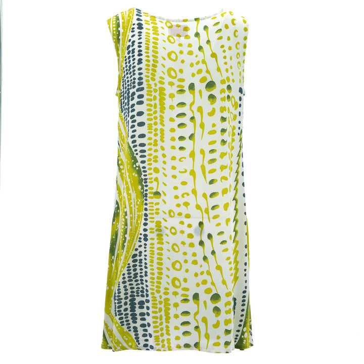 The Swirl Shift Dress - Lime Drops