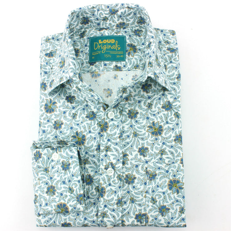 Regular Fit Long Sleeve Shirt - Jacobean Floral