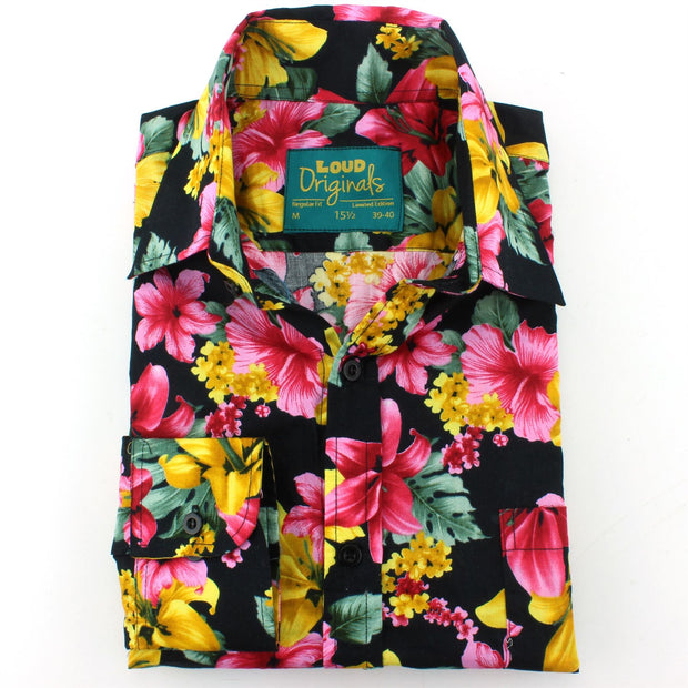 Regular Fit Long Sleeve Shirt - Lilies