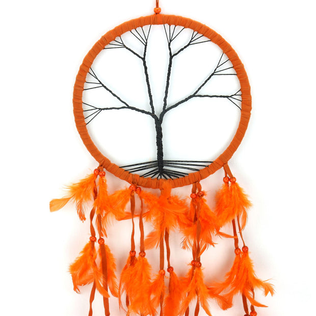 Dreamcatcher - Tree of Life 22cm Orange