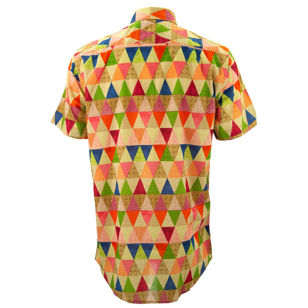Regular Fit Short Sleeve Shirt - Triangles