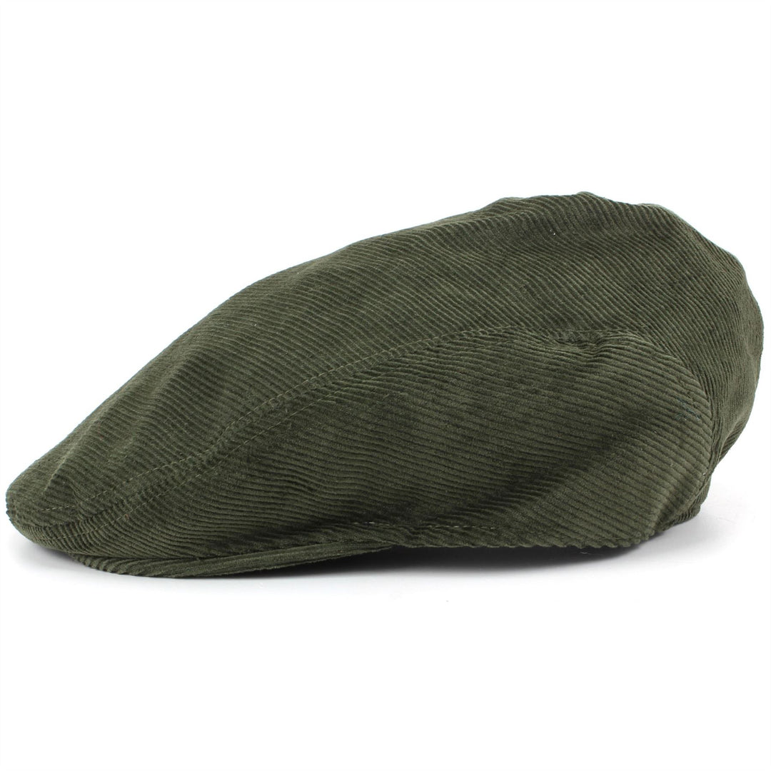 Corduroy Flat Cap - Green