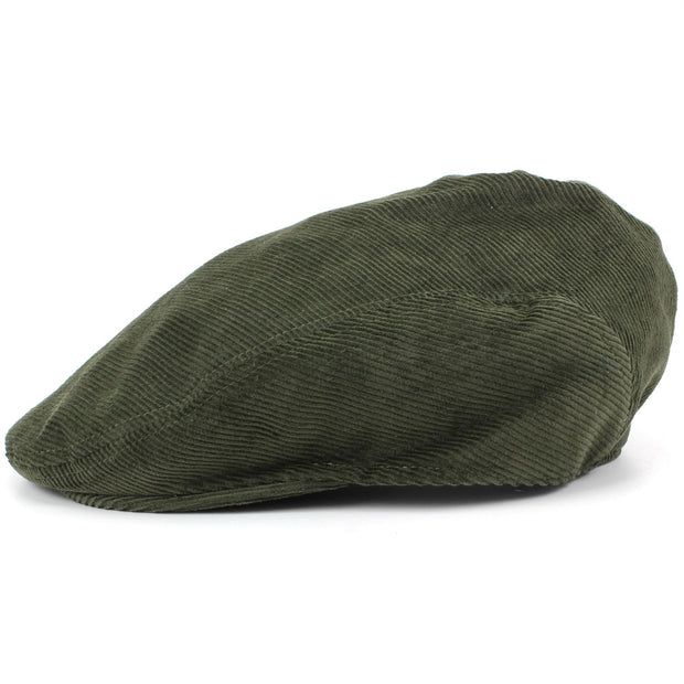 Corduroy Flat Cap - Green