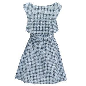 Kleid mit Stretch-Taille – mehrjähriges Blau