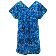 Lolo Short Shift Dress - Serpentine Blue