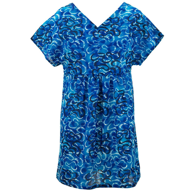 Lolo Short Shift Dress - Serpentine Blue