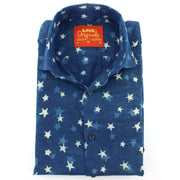 Tailored Fit Long Sleeve Shirt - Block Print - Stars