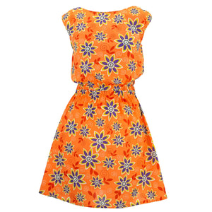 Kleid mit Stretch-Taille – sommerliches Blumenmuster