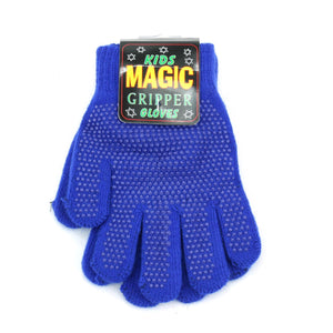 Gants magiques pour enfants, gants extensibles à pince - marine
