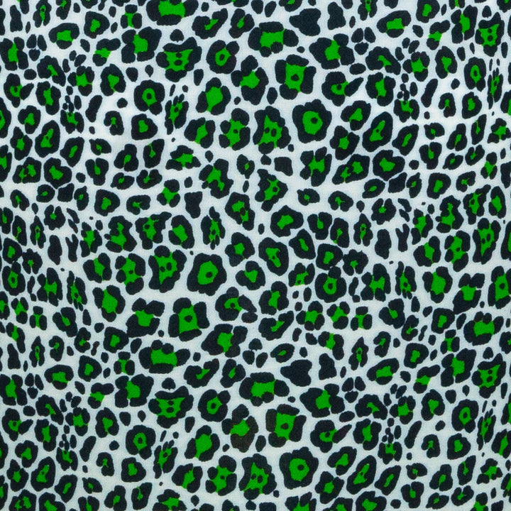 Strappy Dress - Green Leopard