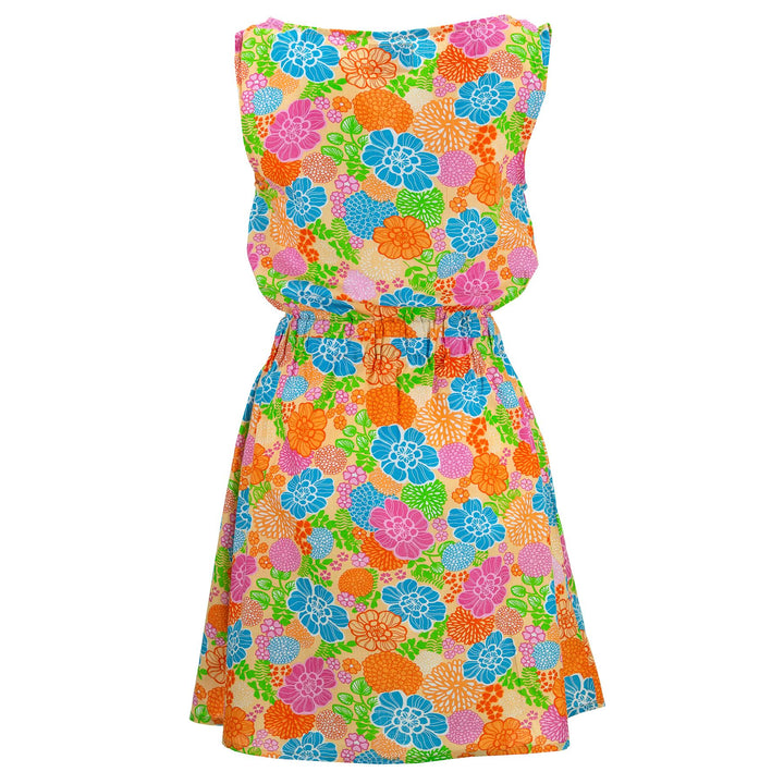 Stretch Waister Dress - Sunshine Flower